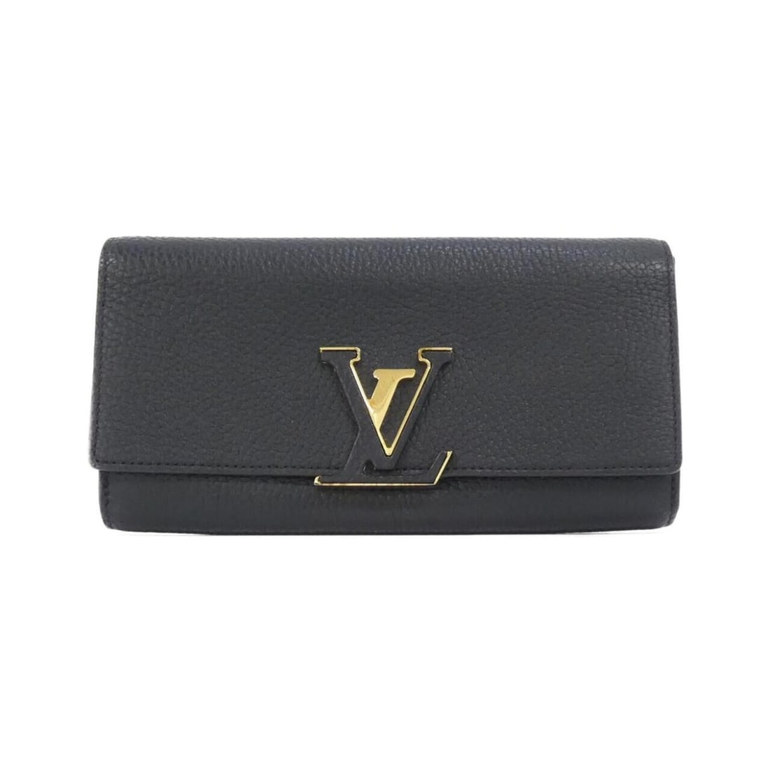 Louis Vuitton Taurillon Portefeuille Capucines M61248 Wallet: --- Catalog ---Category: SizeSize (HxWxD): 11cm x 20cm x 2cm / 4.33'' x 7.87'' x 0.78''Category: DesignType: Long wallet (bi-fold)Color: BlackGender: WomenMaterial: Leather Leather/Fur Type: