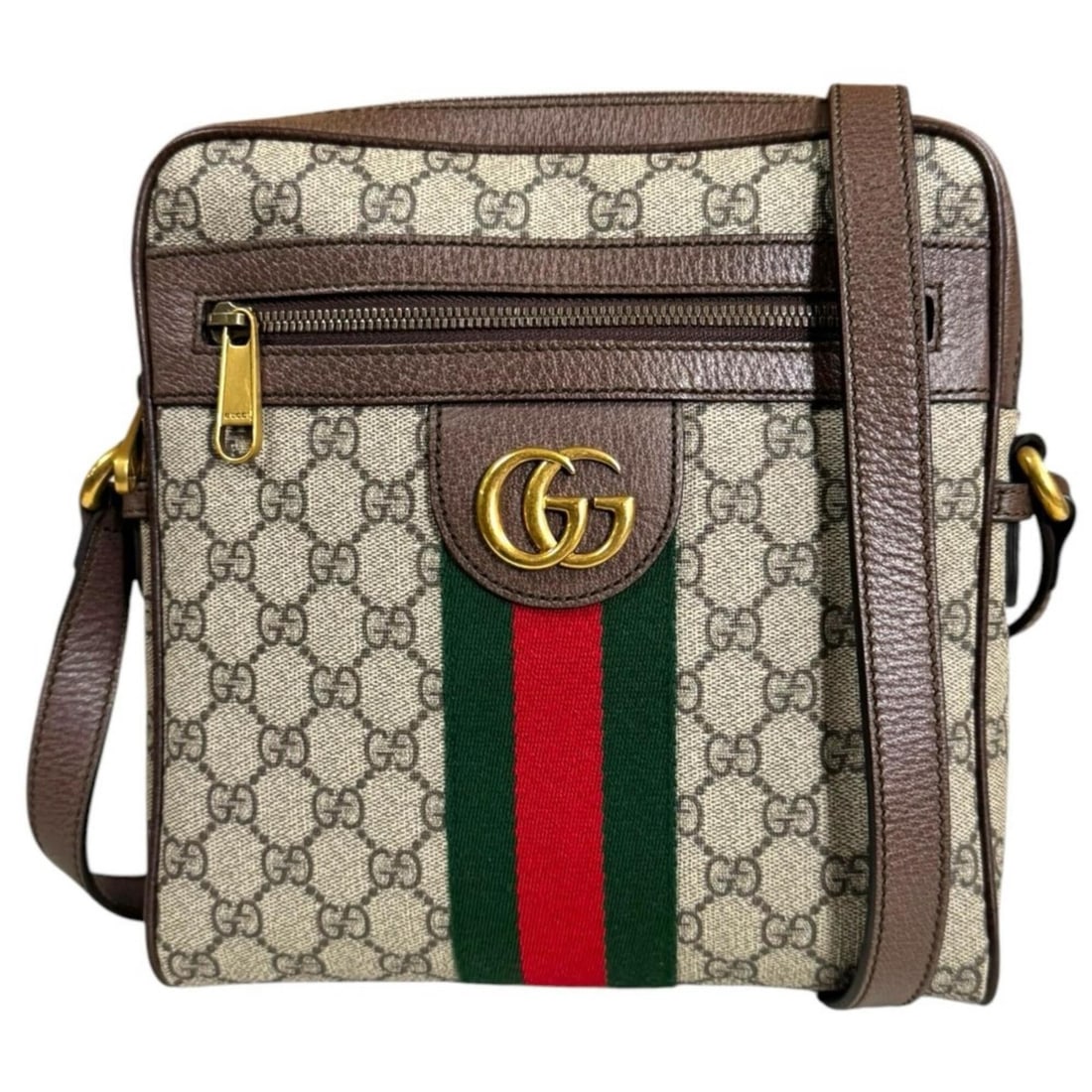 Gucci Ophidia Shoulder Bag, GG Supreme Canvas 547926, Brown, Women's, GUCCI: --- Catalog ---Category: SizeWeight: 540g / 1.19lb.Size (HxWxD): 25cm x 23cm x 4.5cm / 9.84'' x 9.05'' x 1.77''Strap Length: 121cm - 138cm / 47.63'' - 54.33''Category: DesignType: Shoulder bagColor: B
