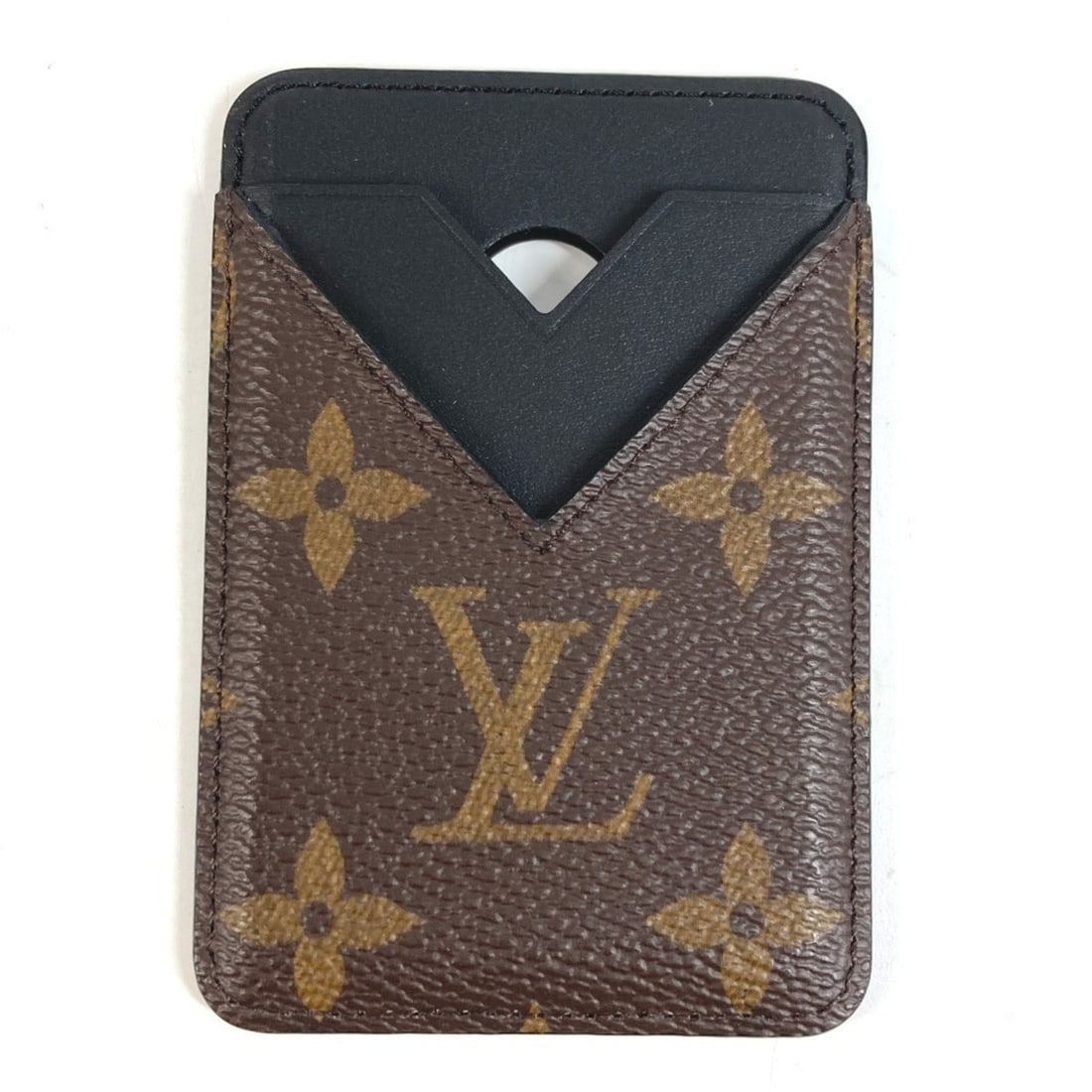 LOUIS VUITTON M13185 Monogram Porte Cartes Magnetic Phone/Card Case (MagSafe) - Canvas Leather Men's (1 of 16)