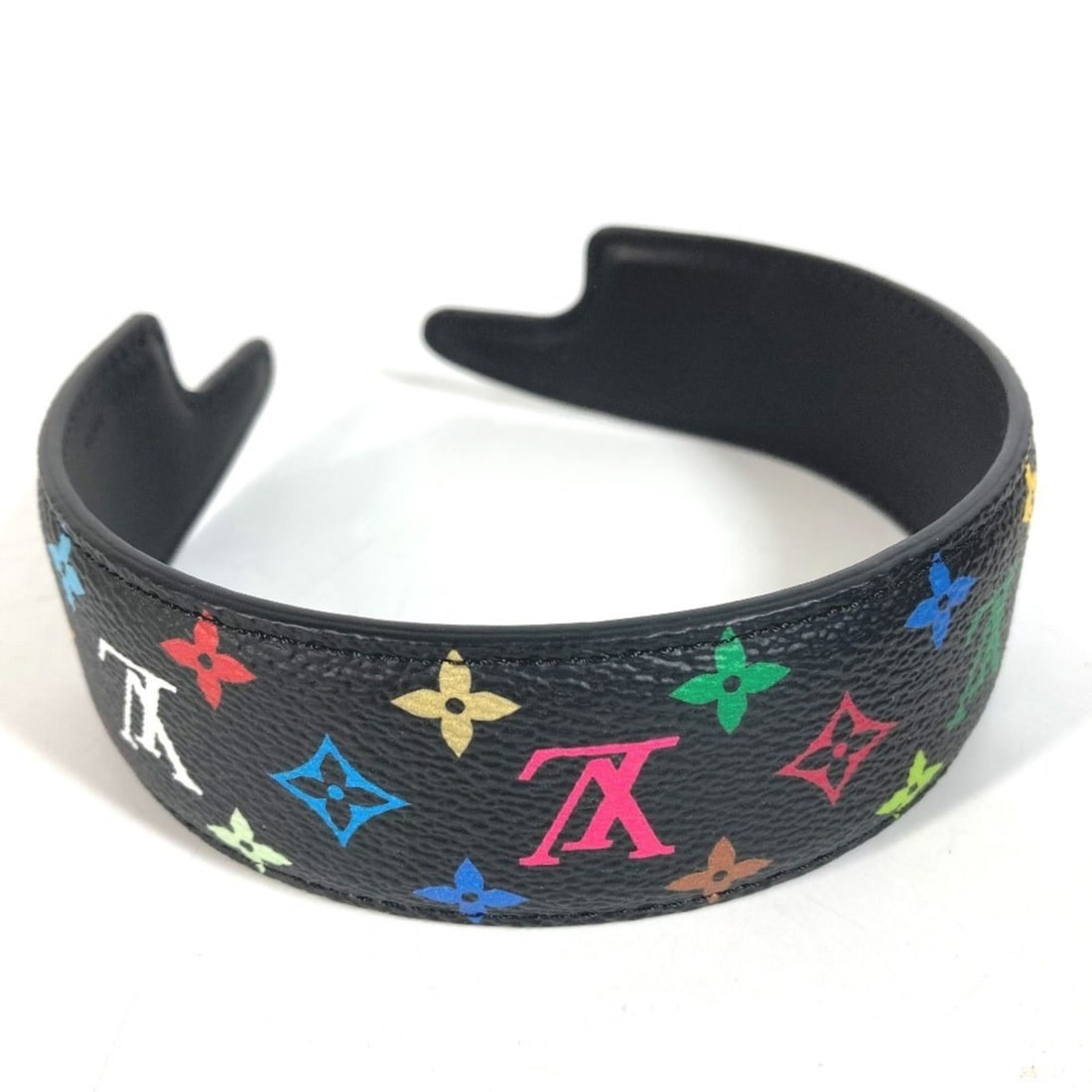 LOUIS VUITTON M96121 Monogram Multicolor LV x TM Takashi Murakami Headband Outline Hair Accessory (1 of 16)