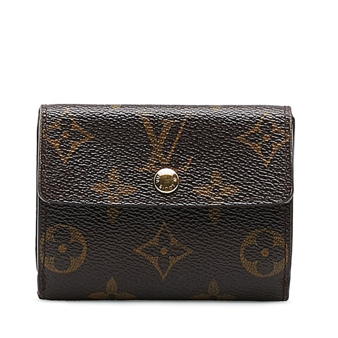 Louis Vuitton Monogram Ludlow Business Card Holder/Card Case/Wallet/Coin Purse M61927 Brown Leather: --- Catalog ---Category: DesignType: Business card caseColor: BrownGender: WomenMaterial: PVC , Leather Category: GeneralLine: MonogramBrand: Louis VuittonCategory: Physical PropertiesSize (HxWxD): 7.