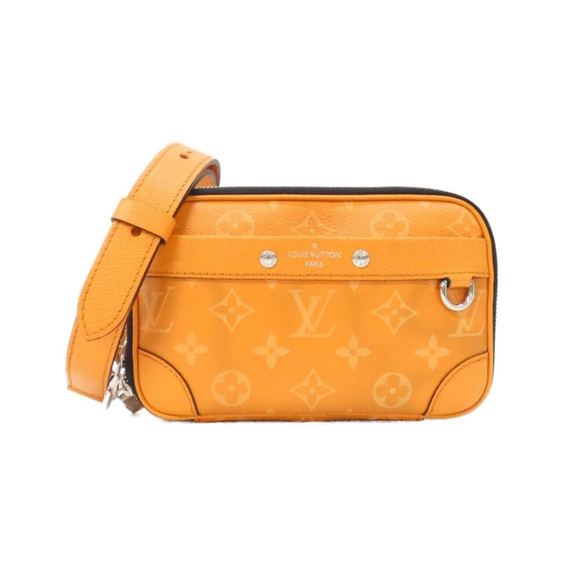 Louis Vuitton Taiga Rama Alpha Wearable Wallet M31073 Shoulder Bag: --- Catalog ---Category: SizeSize (HxWxD): 12cm x 19cm x 7cm / 4.72'' x 7.48'' x 2.75''Category: DesignType: Shoulder bagColor: OrangeGender: MenMaterial: Coated canvas Category: GeneralBrand: Louis