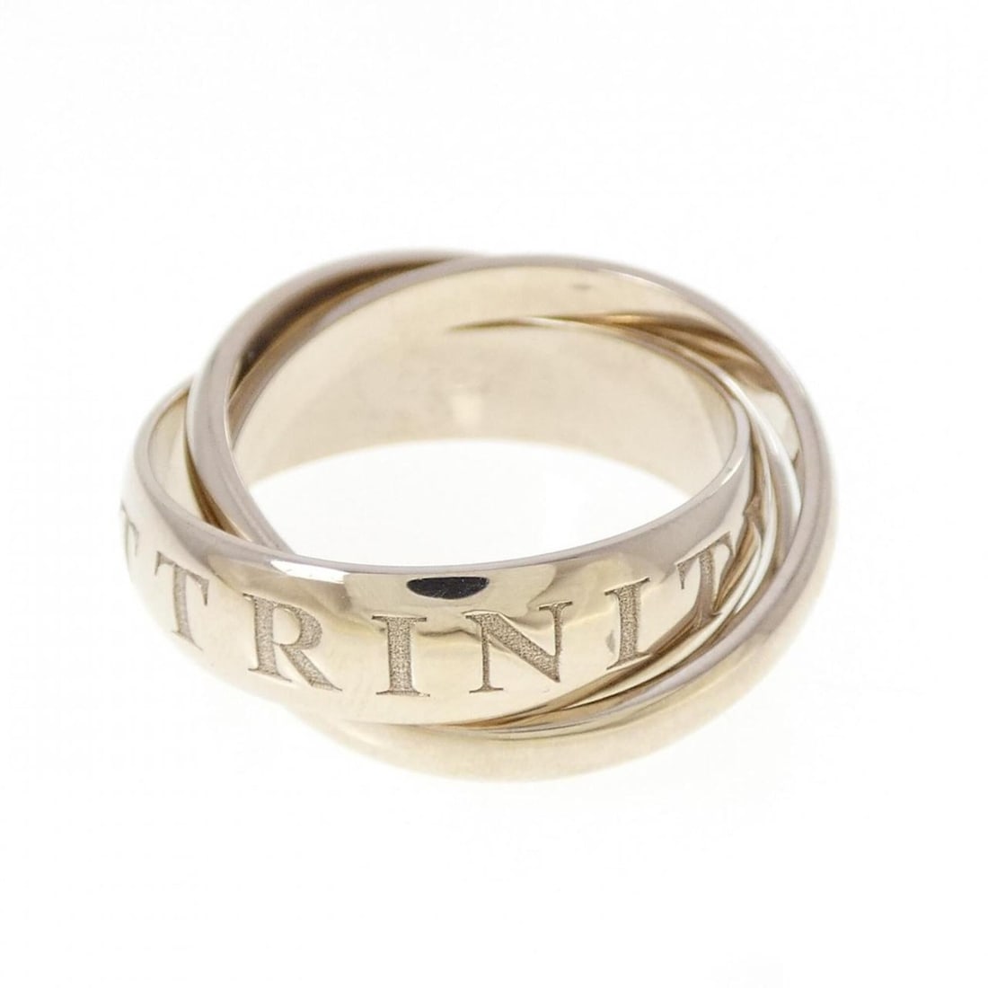 Cartier Trinity 1998 Christmas Limited Edition Ring: --- Catalog ---Category: SizeJP Size: 15US Size: 7.5Category: DesignType: Band ringColor: White goldGender: WomenMaterial: White gold (18K)Category: GeneralBrand: Cartier--- Item List ---Section: