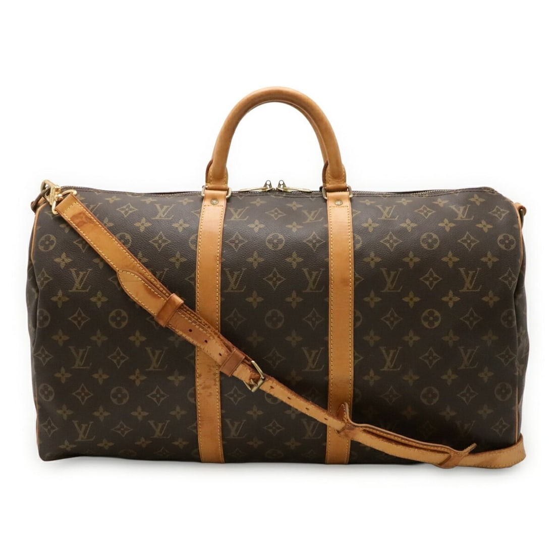 LOUIS VUITTON Louis Vuitton Monogram Keepall Bandoulière 50 Boston Bag Travel Shoulder M41416: --- Catalog ---Category: SizeSize (HxWxD): 28.5cm x 51cm x 22cm / 11.22'' x 20.07'' x 8.66''Strap Length: 114cm / 44.88''Category: DesignType: Boston bagColor: BrownGender: Men,WomenMaterial: