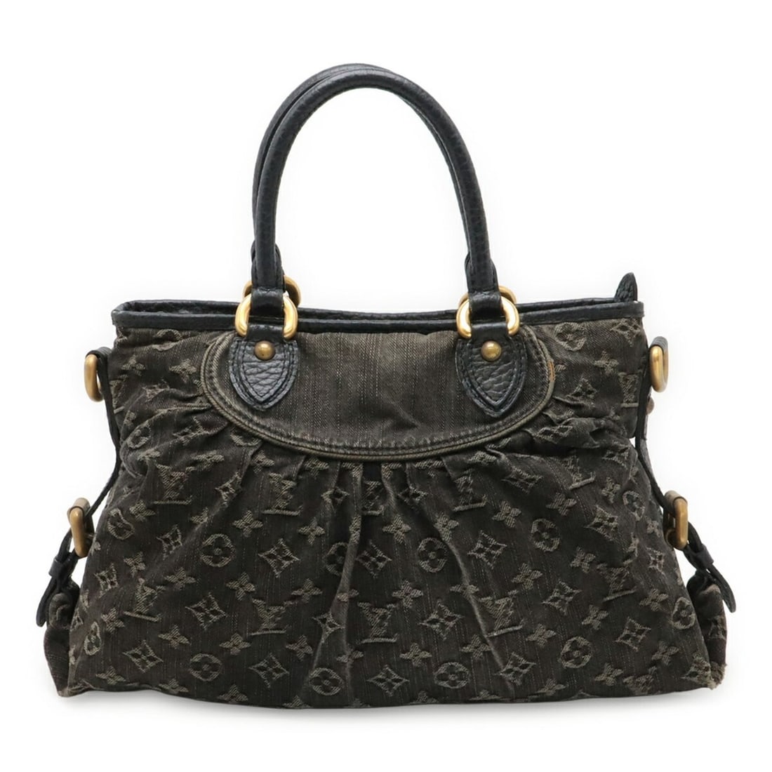 LOUIS VUITTON Louis Vuitton Monogram Denim Neo Cabby MM Tote Bag Noir Black Shoulder M95351: --- Catalog ---Category: SizeWeight: 790g / 1.74lb.Size (HxWxD): 26cm x 39cm x 13.5cm / 10.23'' x 15.35'' x 5.31''Category: DesignType: Tote bagColor: Black, NoirStyle: CasualGender: WomenMaterial: