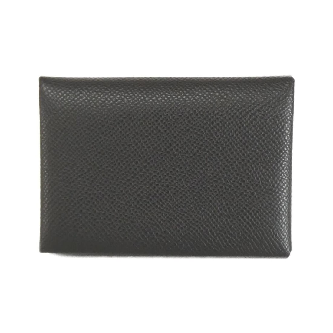 Hermes Calvi Duo 083035CK Wallet/Coin Case: --- Catalog ---Category: SizeSize (HxWxD): 7cm x 10.5cm x 1.5cm / 2.75'' x 4.13'' x 0.59''Category: DesignType: Coin purse/coin caseColor: BlackGender: Women,MenMaterial: Epsom leather Category: