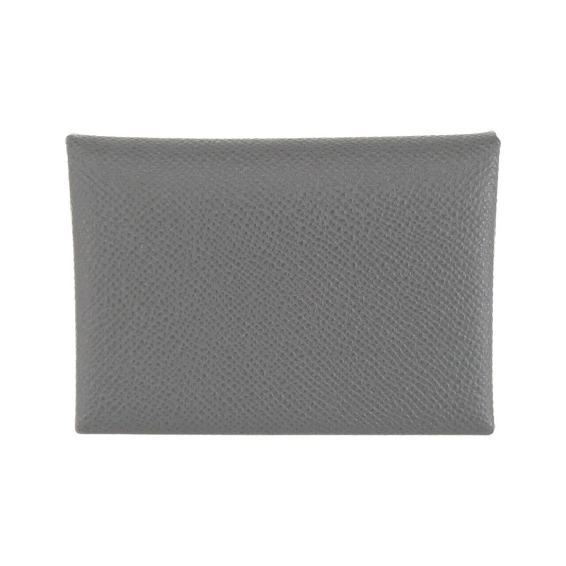 Hermes Calvi Duo 083035CK Wallet/Coin Case: --- Catalog ---Category: SizeSize (HxWxD): 7cm x 10.5cm x 1.5cm / 2.75'' x 4.13'' x 0.59''Category: DesignType: Coin purse/coin caseColor: ArdoiseGender: Men,WomenMaterial: Epsom leather Category: