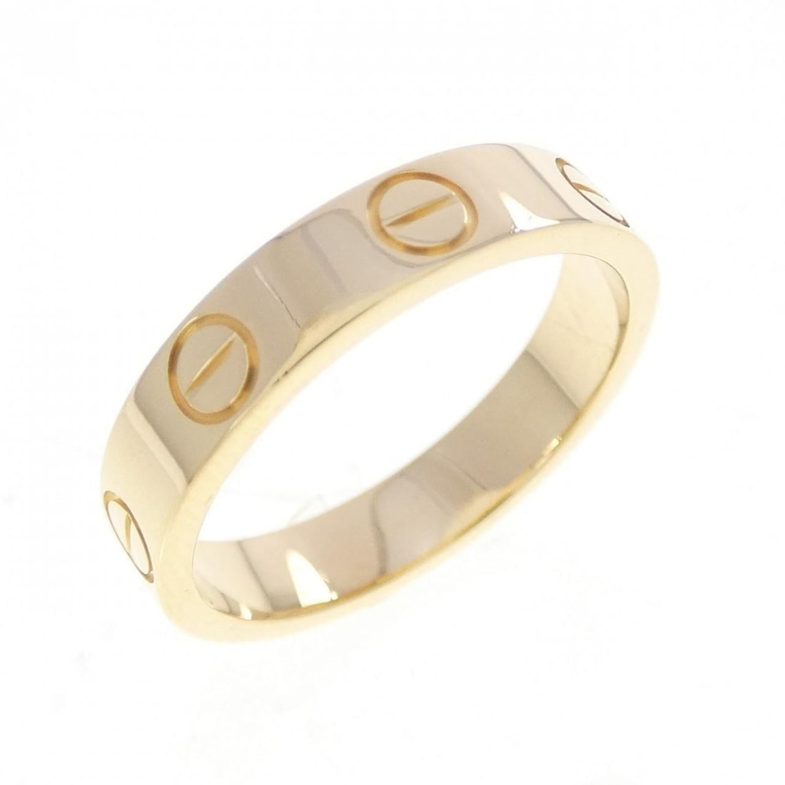 Cartier Mini Love Ring: --- Catalog ---Category: SizeUS Size: 4.5Brand Size: 48Category: DesignType: Band ringColor: Yellow goldGender: WomenMaterial: Yellow gold (18K)Category: GeneralMPN: B4085000Brand: Cartier--- Item