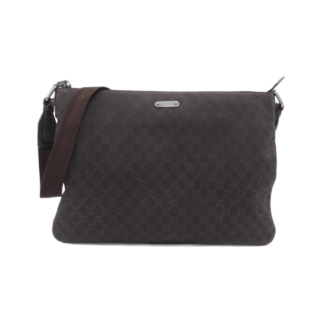 Gucci 190628 Shoulder Bag: --- Catalog ---Category: SizeSize (HxWxD): 34cm x 47cm x 1.5cm / 13.38'' x 18.5'' x 0.59''Category: DesignType: Shoulder bagColor: Dark brownGender: Women,MenMaterial: Denim Category: GeneralMPN: