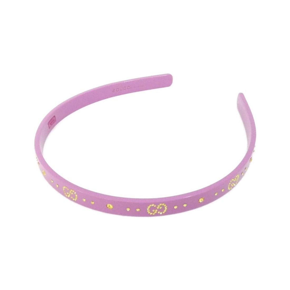 Gucci 774109 I9458 Headband: --- Catalog ---Category: SizeSize (LxW): 9mm / 0.35''Category: DesignType: Alice bandColor: PinkGender: WomenCategory: GeneralMPN: 774109 I9458Brand: Gucci--- Item List ---Section: ConditionRanking: