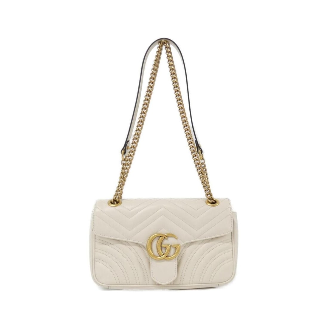 Gucci GG Marmont 443497 DTDID Shoulder Bag: --- Catalog ---Category: SizeSize (HxWxD): 16cm x 25cm x 7cm / 6.29'' x 9.84'' x 2.75''Category: DesignType: Shoulder bagColor: Off-whiteGender: WomenMaterial: Quilting , Leather Category: