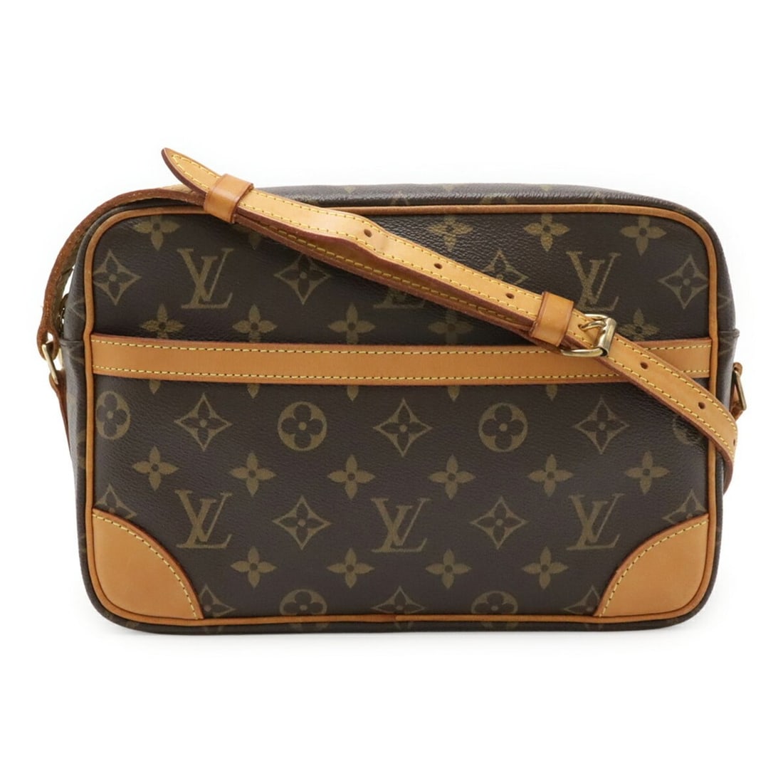 LOUIS VUITTON Louis Vuitton Monogram Trocadero 27 Shoulder Bag, No Stickiness, M51274: --- Catalog ---Category: SizeWeight: 510g / 1.12lb.Size (HxWxD): 17.5cm x 26cm x 6.5cm / 6.88'' x 10.23'' x 2.55''Strap Length: 137cm / 53.93''Category: DesignType: Shoulder bagColor: BrownStyle: Casu
