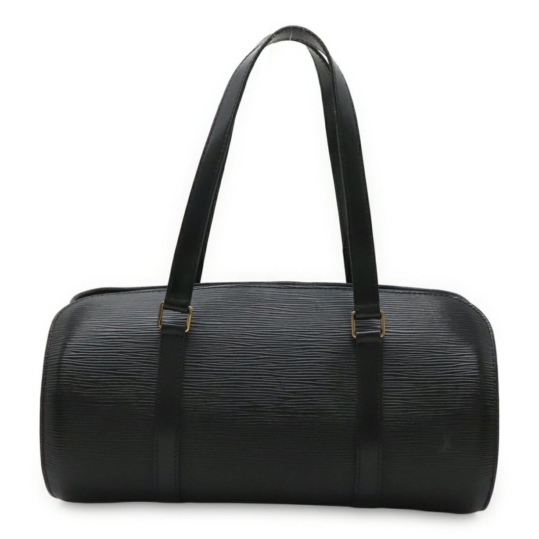 LOUIS VUITTON Louis Vuitton Epi Soufflot Handbag Shoulder Bag Leather Noir Black (Pouch missing): --- Catalog ---Category: SizeWeight: 420g / 14.81oz.Size (HxWxD): 15cm x 30.5cm x 14cm / 5.9'' x 12'' x 5.51''Category: DesignType: Handbag, Shoulder bagColor: Black, NoirStyle: Casual, FormalGender: 