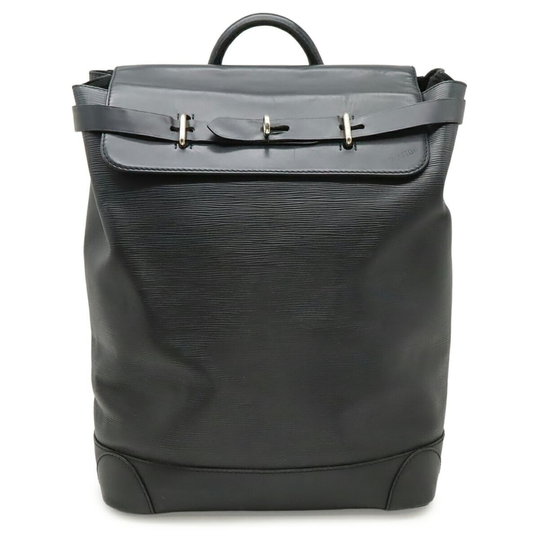 LOUIS VUITTON Epi Steamer Backpack/Rucksack/Daypack M54488: --- Catalog ---Category: SizeSize (HxWxD): 43cm x 32cm x 15cm / 16.92'' x 12.59'' x 5.9''Category: DesignType: BackpackColor: Black, GalleGender: MenMaterial: Monogram Eclipse Category: GeneralMPN: M5
