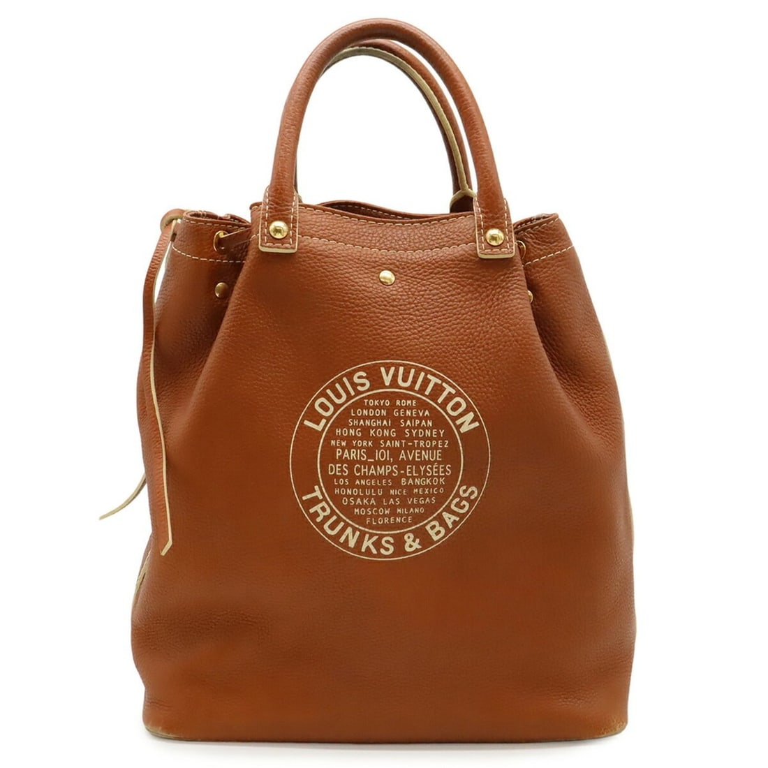 LOUIS VUITTON Tobago T&B Shoe Bag Tote Large Handbag Leather Brown M95142: --- Catalog ---Category: SizeSize (HxWxD): 35.5cm x 31.5cm x 17cm / 13.97'' x 12.4'' x 6.69''Category: DesignType: Handbag, Tote bagColor: BrownGender: WomenCategory: GeneralMPN: M95142Brand: Louis Vu