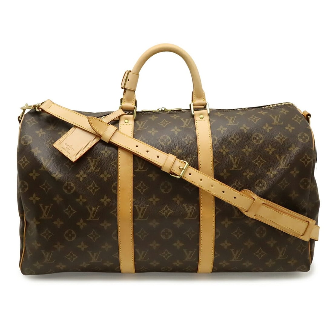 LOUIS VUITTON Louis Vuitton Monogram Keepall Bandoulière 50 Boston Bag Travel Shoulder M41416 (1 of 17)