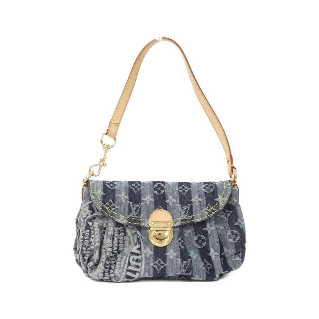 Louis Vuitton Monogram Denim Raye Mini Pleaty M95333 Shoulder Bag: --- Catalog ---Category: SizeSize (HxWxD): 17cm x 26cm x 6cm / 6.69'' x 10.23'' x 2.36''Category: DesignType: Shoulder bagColor: BlueGender: WomenMaterial: Monogram Denim Category: GeneralMPN: