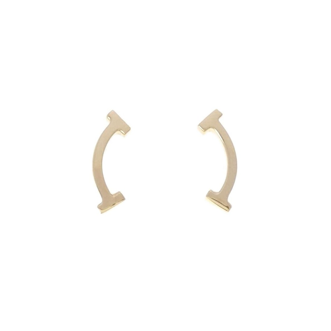 Tiffany T Smile Earrings: --- Catalog ---Category: SizeSize (HxWxD): 13.40mm x 4.50mm / 0.53'' x 0.18''Category: DesignType: Stud earringsGender: WomenMaterial: Yellow gold (18K)Category: GeneralMPN: 60150766Brand: Tiffany---