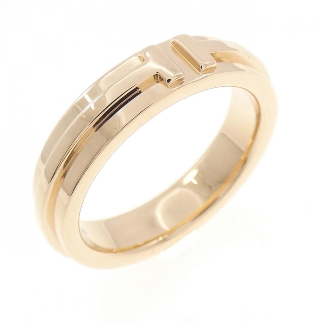 Tiffany T-Two Narrow Ring: --- Catalog ---Category: SizeJP Size: 11.5US Size: 6Category: DesignType: Band ringGender: WomenMaterial: Pink gold (18K)Category: GeneralBrand: Tiffany--- Item List ---Section: ConditionRanking: