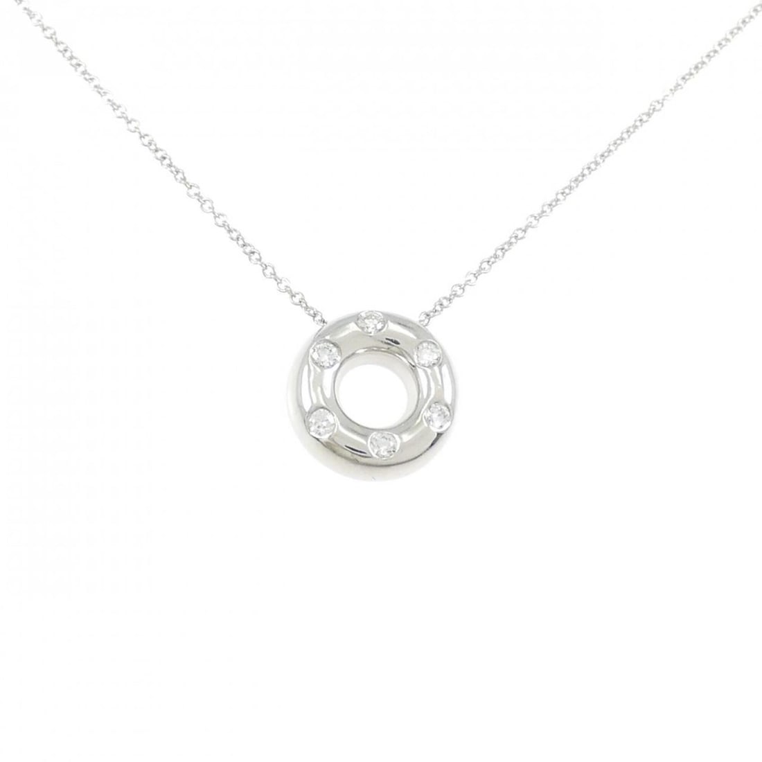 Tiffany Dots Necklace: --- Catalog ---Category: SizePendant Size: 12.6mm / 0.49''Neck Circumference: 41 cm / 16.14''Category: DesignStone: DiamondGender: WomenMaterial: Platinum 950Necklace Type: NecklaceCategory: GeneralBr