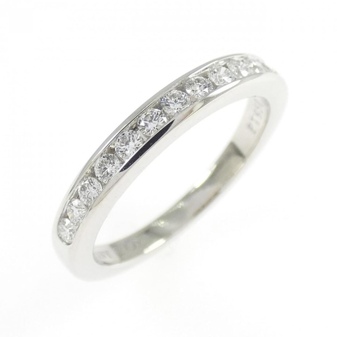 Tiffany Half Circle Channel Setting Ring: --- Catalog ---Category: SizeJP Size: 6.5US Size: 3.5Category: DesignType: Band ringStone: DiamondGender: WomenMaterial: Platinum 950Category: GeneralMPN: 60004042Brand: Tiffany--- Item List