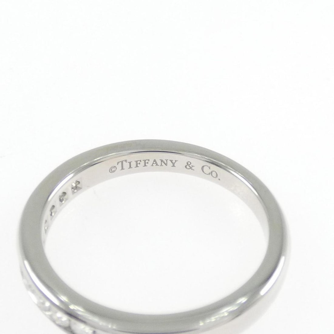 Tiffany Half Circle Channel Setting Ring - 4