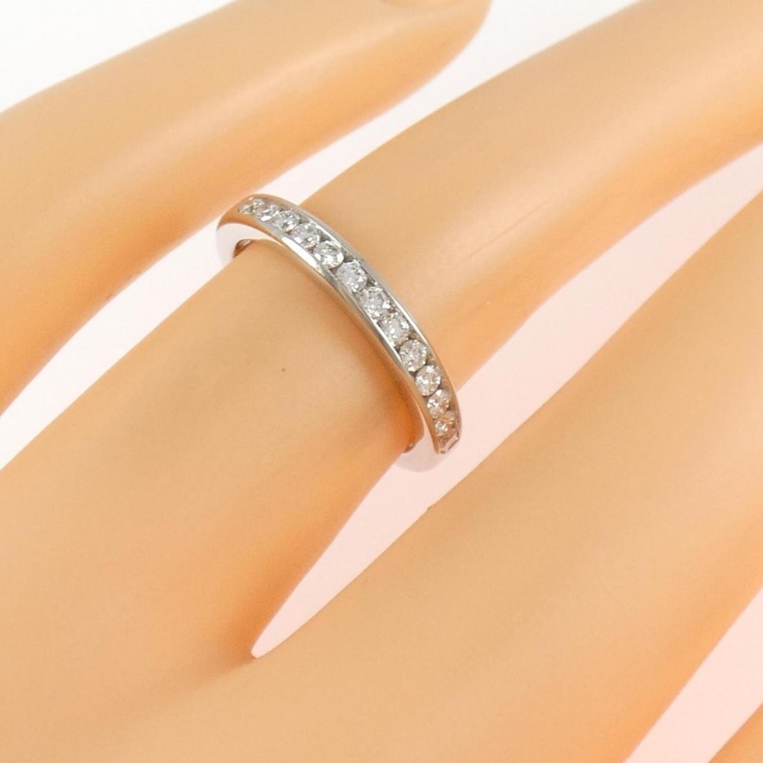 Tiffany Half Circle Channel Setting Ring - 5