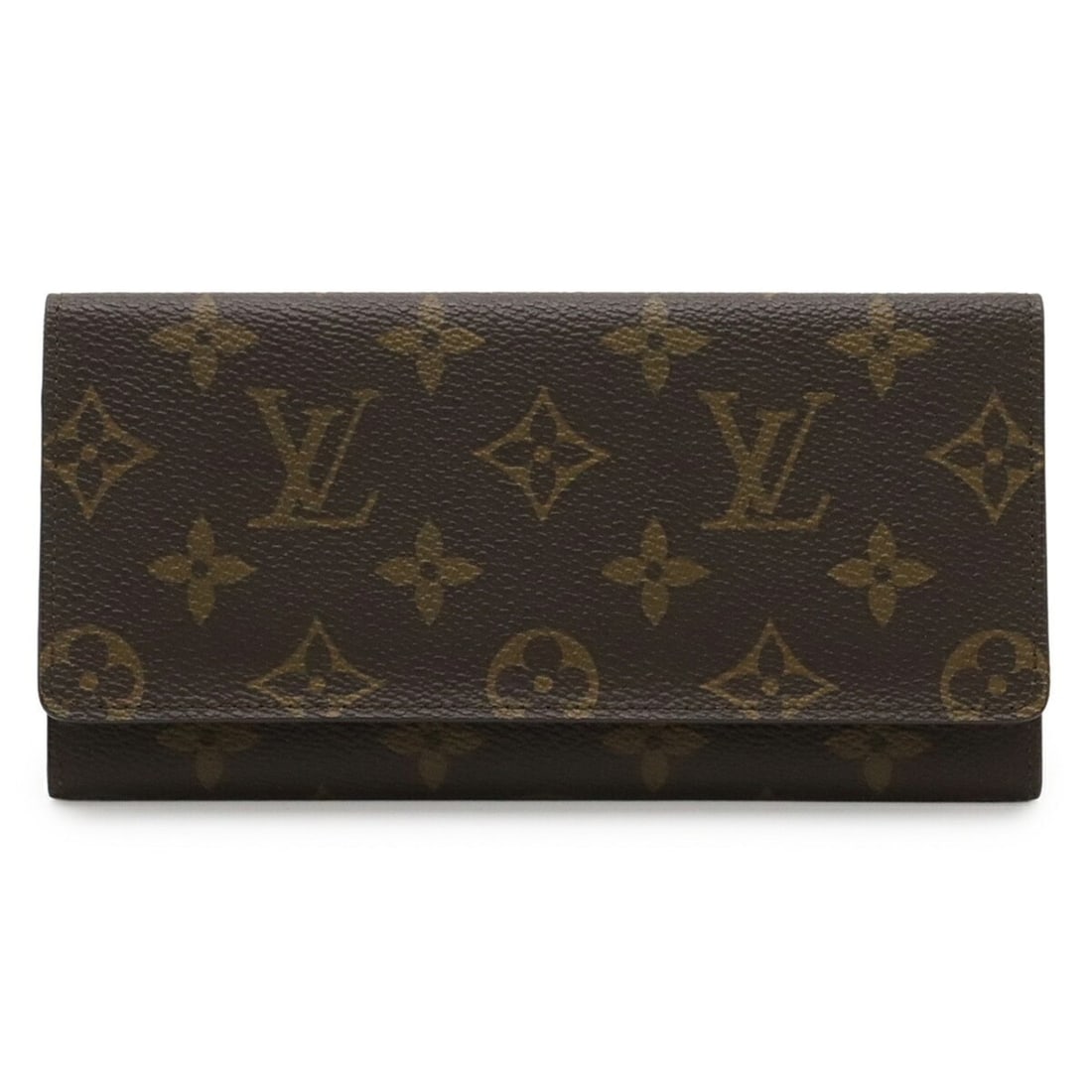 LOUIS VUITTON Louis Vuitton Monogram Porte Yen Bi-fold Long Wallet (for Japanese bills) M61820: --- Catalog ---Category: SizeSize (HxWxD): 9cm x 17.5cm / 3.54'' x 6.88''Category: DesignType: Long wallet (bi-fold)Color: Brown, MonogramGender: Women,MenMaterial: Monogram Category: GeneralMPN: M618
