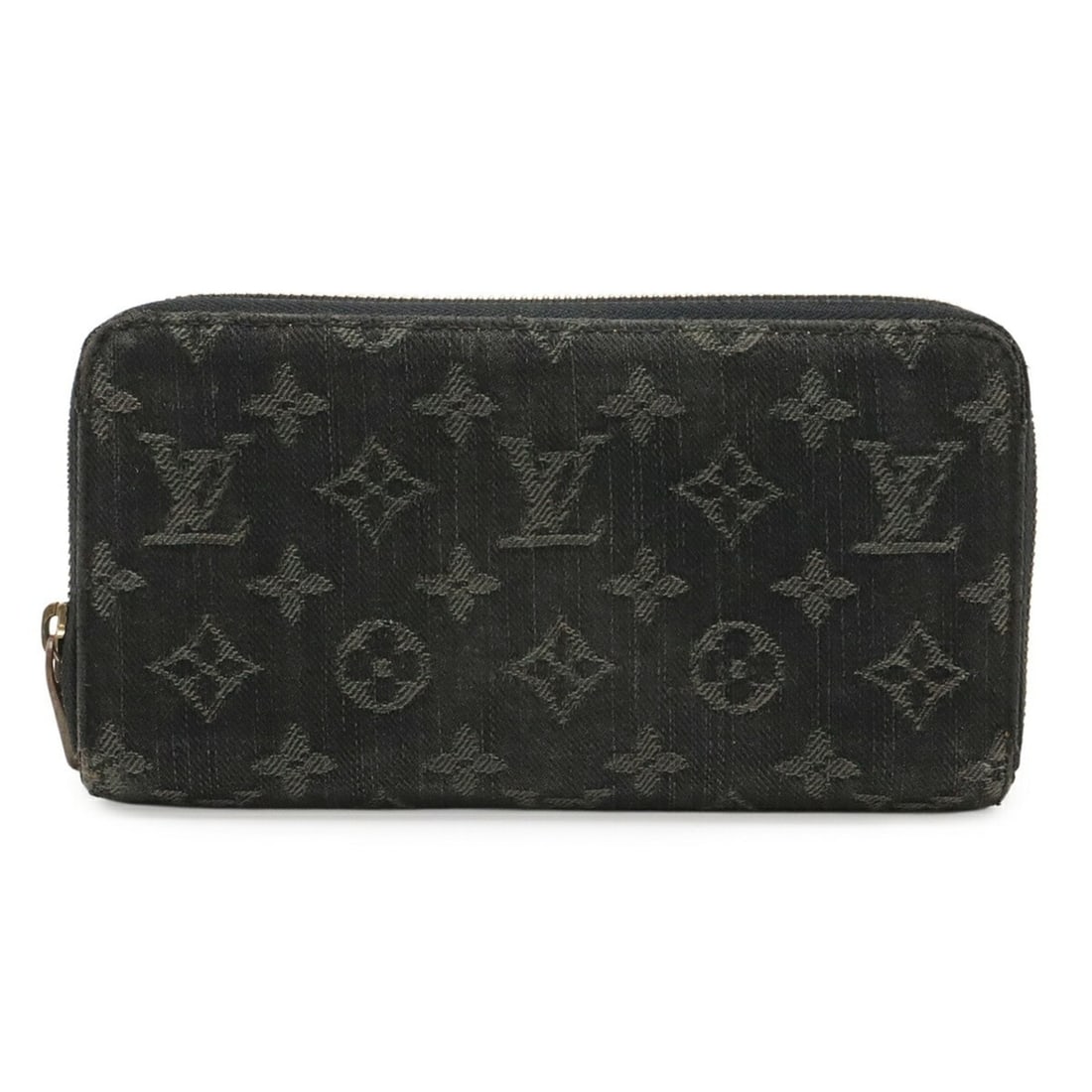 LOUIS VUITTON Louis Vuitton Monogram Denim Zippy Wallet Round Long Noir Black M95614: --- Catalog ---Category: SizeSize (HxWxD): 10.5cm x 19.5cm / 4.13'' x 7.67''Category: DesignType: Long wallet (bi-fold)Color: Black, Monogram, NoirGender: Women,MenMaterial: Monogram Denim Category: G