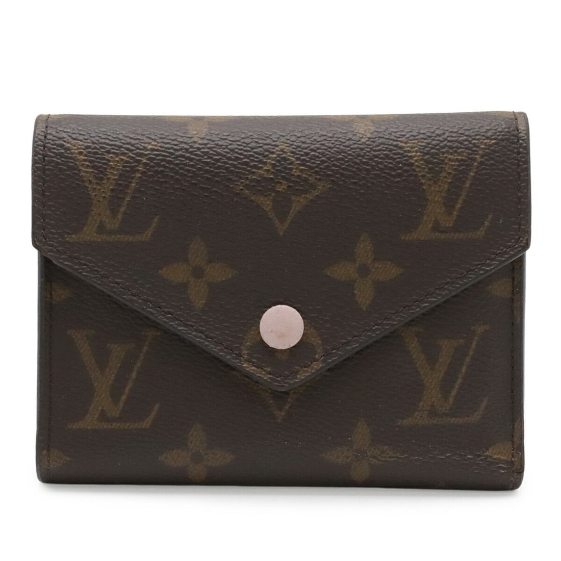 LOUIS VUITTON Louis Vuitton Monogram Portefeuille Victorine Tri-fold Wallet Rose Ballerine Pink (1 of 10)