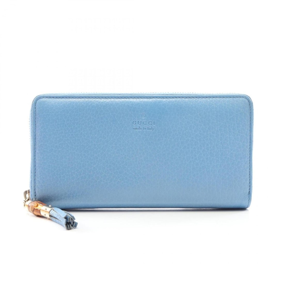 Gucci Bamboo Round Long Wallet, Leather, Women's, Blue, 307984: --- Catalog ---Category: SizeSize (HxWxD): 10cm x 18.5cm x 2cm / 3.93'' x 7.28'' x 0.78''Category: DesignType: Long wallet (bi-fold)Color: BlueGender: WomenMaterial: Leather Category: GeneralMPN: 3079