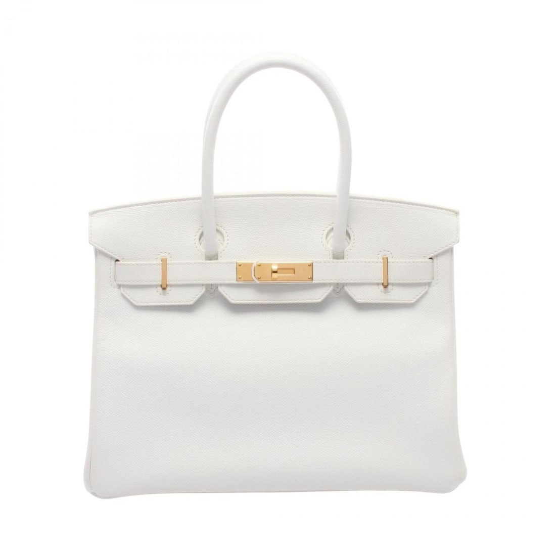Hermes Birkin 30 Handbag, Leather, Calfskin (Cowhide), Veau Epsom, Women's, White, 041701CC: --- Catalog ---Category: SizeSize (HxWxD): 24cm x 30cm x 15cm / 9.44'' x 11.81'' x 5.9''Category: DesignType: HandbagColor: WhiteGender: WomenMaterial: Epsom leather Category: GeneralMPN: 041701CCBran