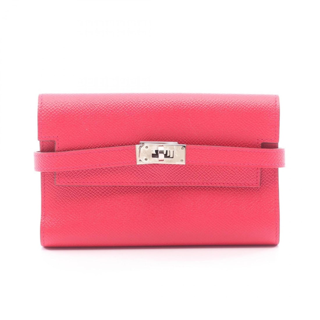 Hermes Kelly Wallet Medium Rose Extreme Tri-fold Wallet, Veau Epsom Leather, Women's, Pink: --- Catalog ---Category: SizeSize (HxWxD): 10cm x 15.5cm x 2cm / 3.93'' x 6.1'' x 0.78''Category: DesignType: Wallet (tri-fold)Color: PinkGender: WomenMaterial: Epsom leather Category: GeneralBrand: H