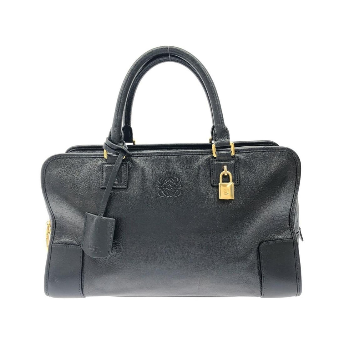 Loewe Amazona 36cm 352 35 A22 Handbag: --- Catalog ---Category: SizeSize (HxWxD): 21cm x 36cm x 16cm / 8.26'' x 14.17'' x 6.29''Category: DesignType: HandbagColor: BlackGender: WomenMaterial: Leather Category: GeneralMPN: 352 35 A22Brand: