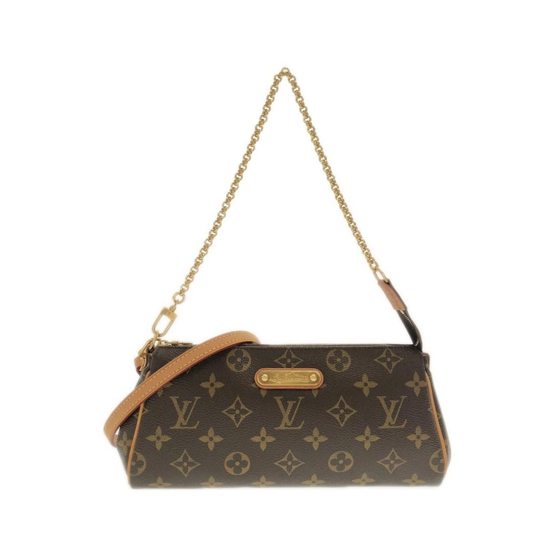 Louis Vuitton Monogram Eva M95567 Shoulder Bag: --- Catalog ---Category: SizeWeight: 170g / 5.99oz.Size (HxWxD): 13cm x 25cm x 3cm / 5.11'' x 9.84'' x 1.18''Strap Length: 122cm / 48.03''Handle Length: 49cm / 19.29''Category: DesignType: Shoulder