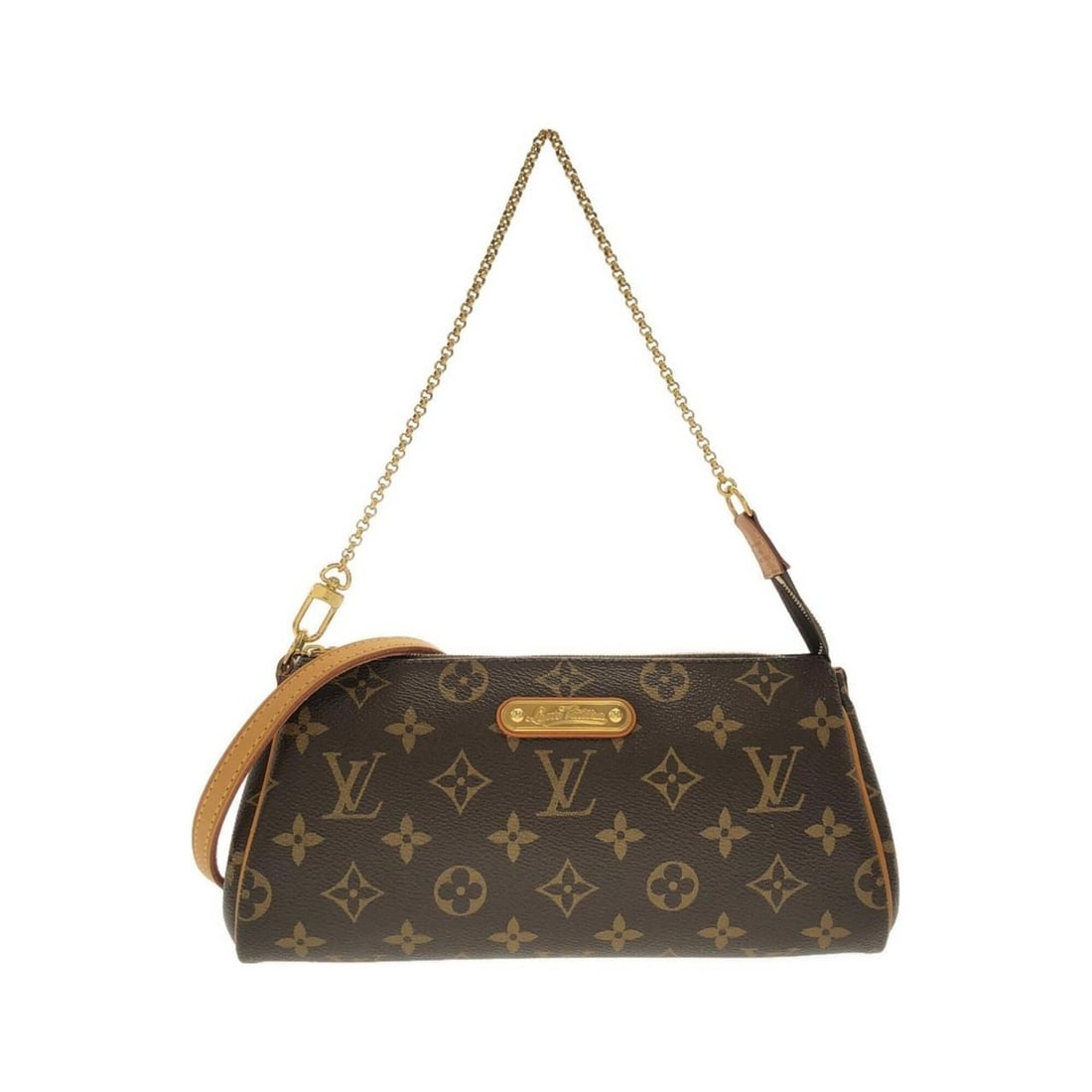 Louis Vuitton Monogram Eva M95567 Shoulder Bag: --- Catalog ---Category: SizeWeight: 200g / 7.05oz.Size (HxWxD): 13cm x 25cm x 3cm / 5.11'' x 9.84'' x 1.18''Strap Length: 123cm / 48.42''Handle Length: 47cm / 18.5''Category: DesignType: Shoulder