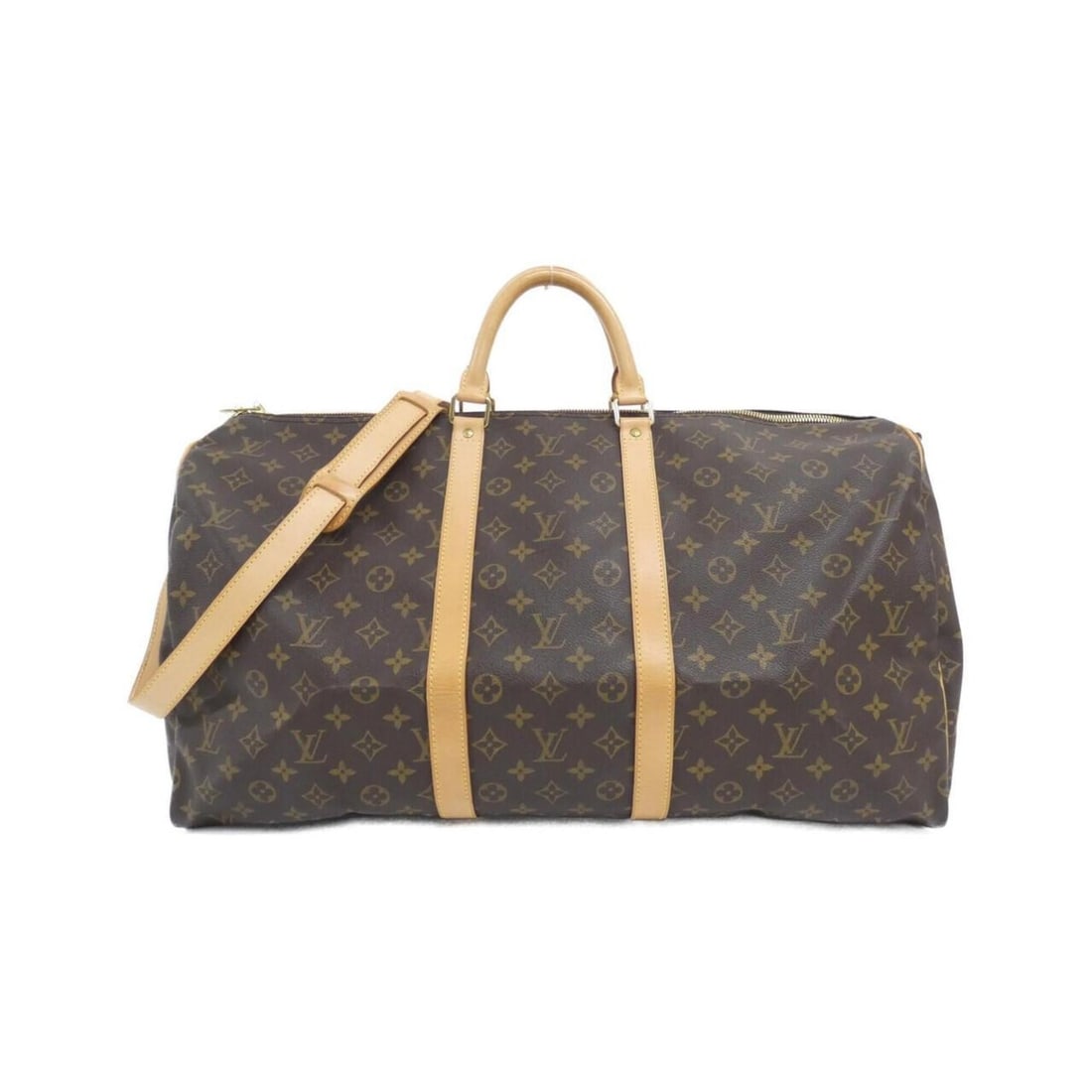 Louis Vuitton Monogram Keepall Bandoulière 55cm M41414 Boston Bag: --- Catalog ---Category: SizeWeight: 1.18kg / 2.6lb.Size (HxWxD): 31cm x 55cm x 24cm / 12.2'' x 21.65'' x 9.44''Strap Length: 102cm - 120cm / 40.15'' - 47.24''Handle Length: 29cm / 11.41''Category: