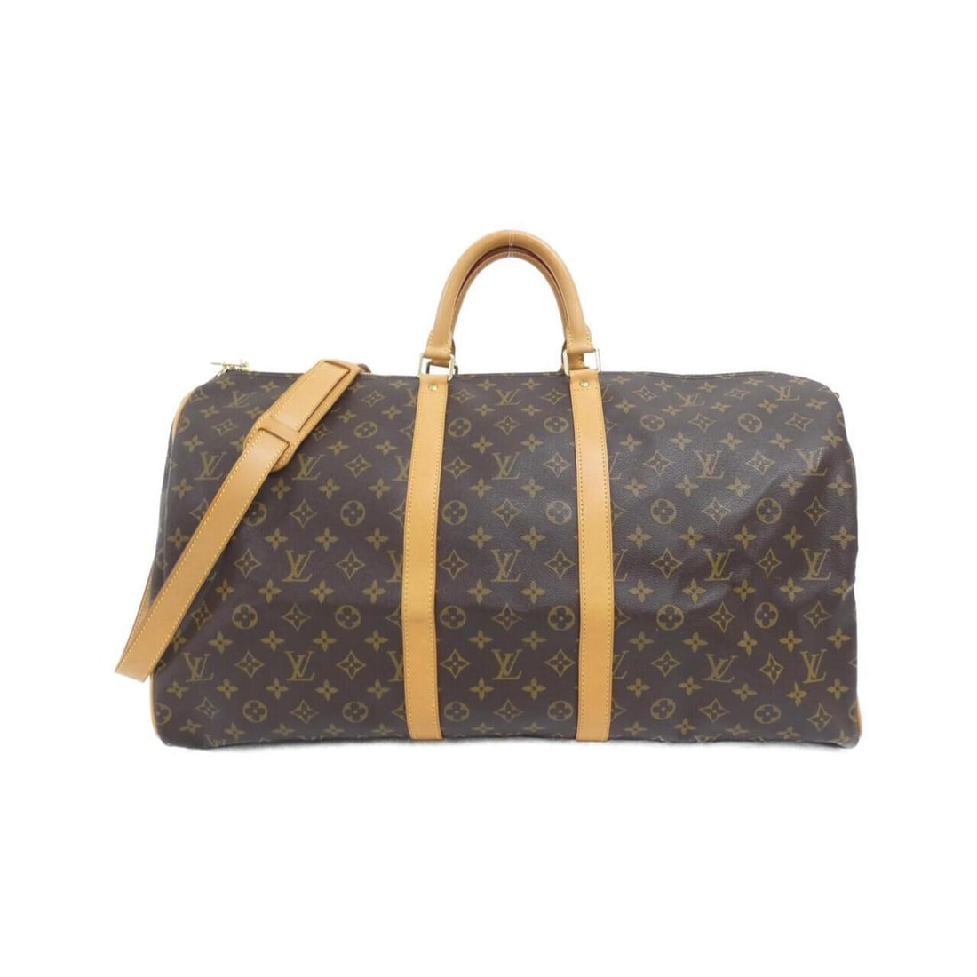 Louis Vuitton Monogram Keepall Bandoulière 55cm M41414 Boston Bag: --- Catalog ---Category: SizeWeight: 1.18kg / 2.6lb.Size (HxWxD): 31cm x 55cm x 24cm / 12.2'' x 21.65'' x 9.44''Strap Length: 102cm - 120cm / 40.15'' - 47.24''Handle Length: 29cm / 11.41''Category: