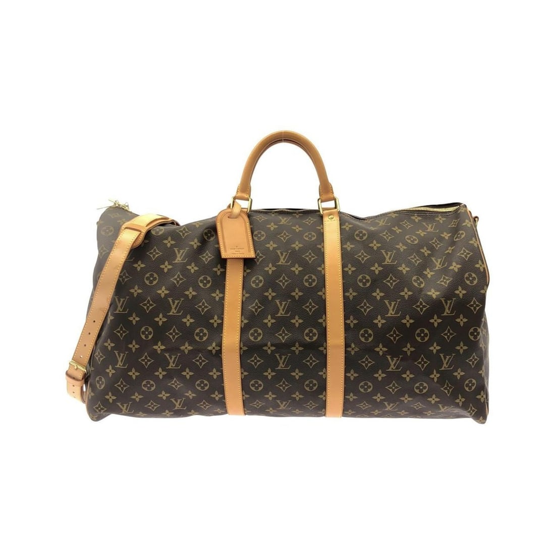 Louis Vuitton Monogram Keepall Bandoulière 60cm M41412 Boston Bag: --- Catalog ---Category: SizeWeight: 1.29kg / 2.84lb.Size (HxWxD): 33cm x 61cm x 26cm / 12.99'' x 24.01'' x 10.23''Strap Length: 101cm - 120cm / 39.76'' - 47.24''Handle Length: 32cm /