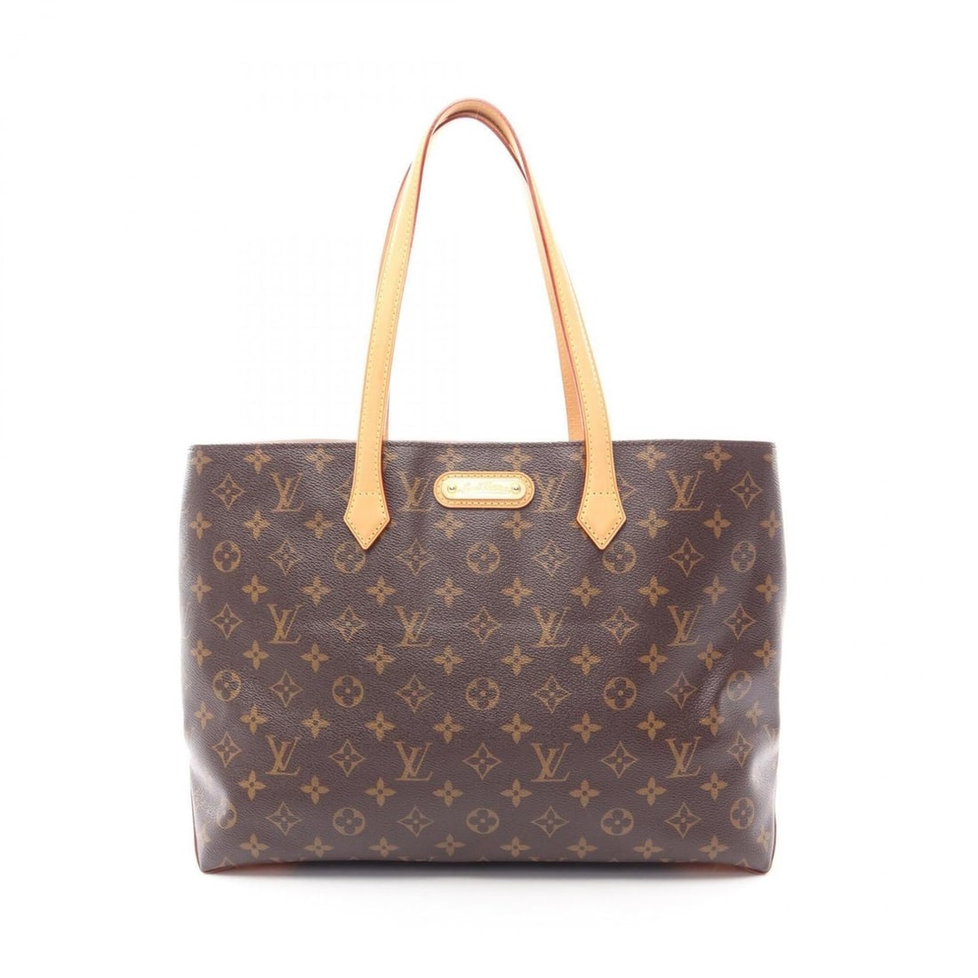 Louis Vuitton Wilshire MM Tote Bag Handbag, Coated Canvas and Leather, Monogram Pattern, Women's,: --- Catalog ---Category: SizeSize (HxWxD): 26cm x 36cm x 12cm / 10.23'' x 14.17'' x 4.72''Category: DesignType: Handbag, Tote bagColor: BrownGender: WomenMaterial: Coated canvas , Leather Category: Ge