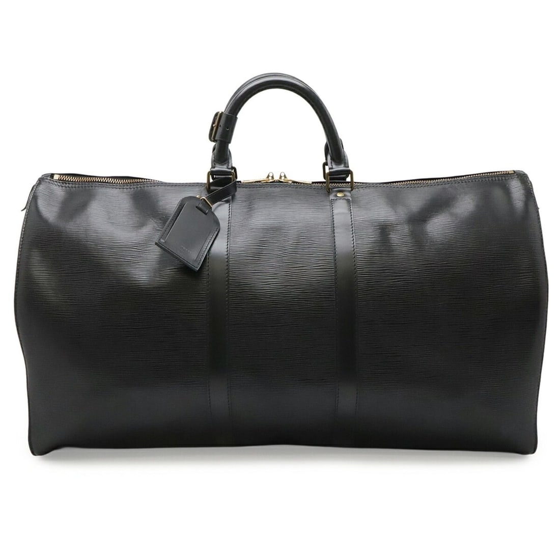 LOUIS VUITTON Louis Vuitton Epi Keepall 55 Boston Bag Travel Leather Noir Black M42952: --- Catalog ---Category: SizeSize (HxWxD): 31cm x 57.5cm x 25cm / 12.2'' x 22.63'' x 9.84''Category: DesignType: Boston bagColor: Black, NoirGender: WomenMaterial: Epi leather Category: GeneralMPN: M4