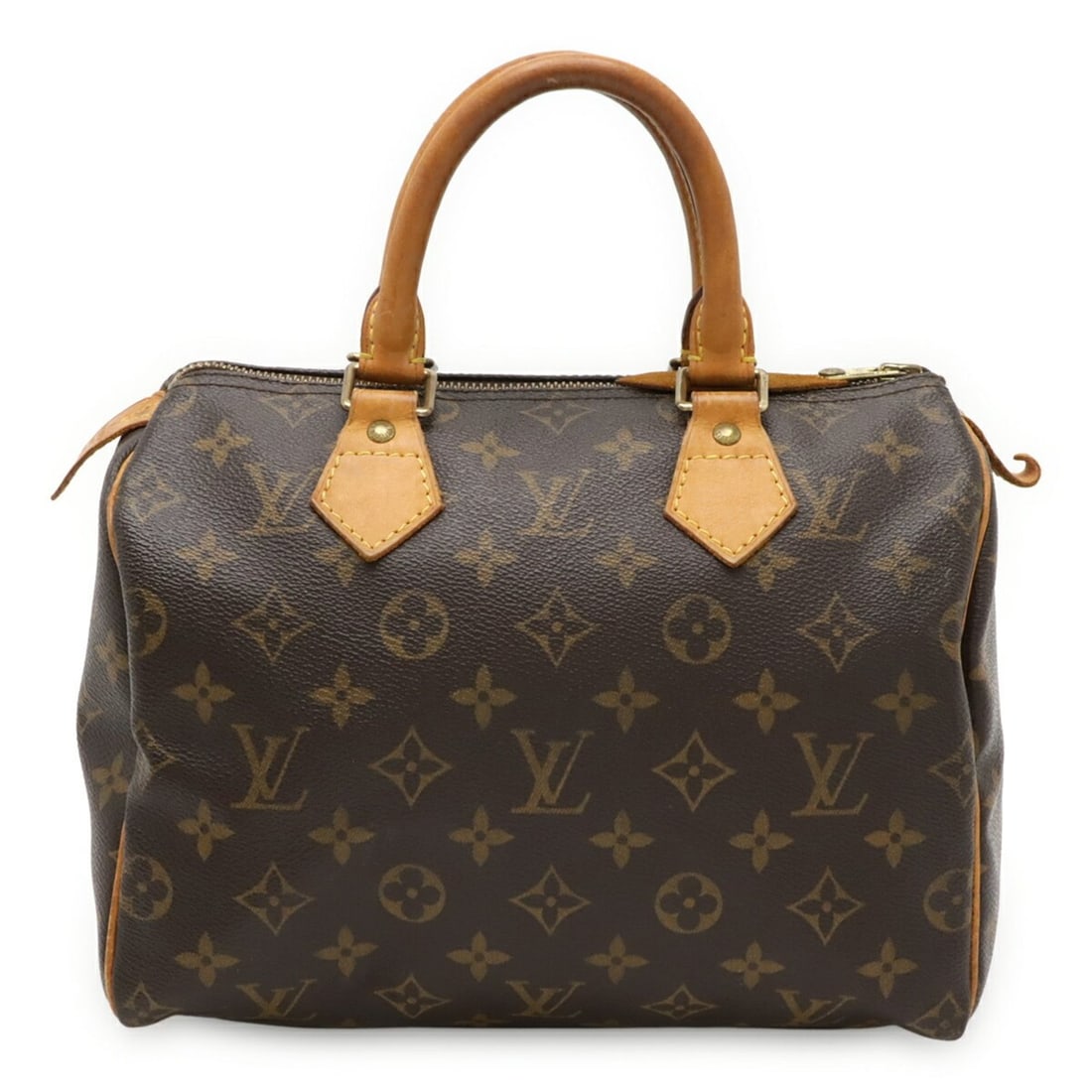 LOUIS VUITTON Louis Vuitton Monogram Speedy 25 Handbag M41528: --- Catalog ---Category: SizeSize (HxWxD): 19cm x 25.5cm x 15cm / 7.48'' x 10.03'' x 5.9''Category: DesignType: HandbagColor: Brown, Monogram, WhiteGender: Women,MenMaterial: Monogram Category: Genera