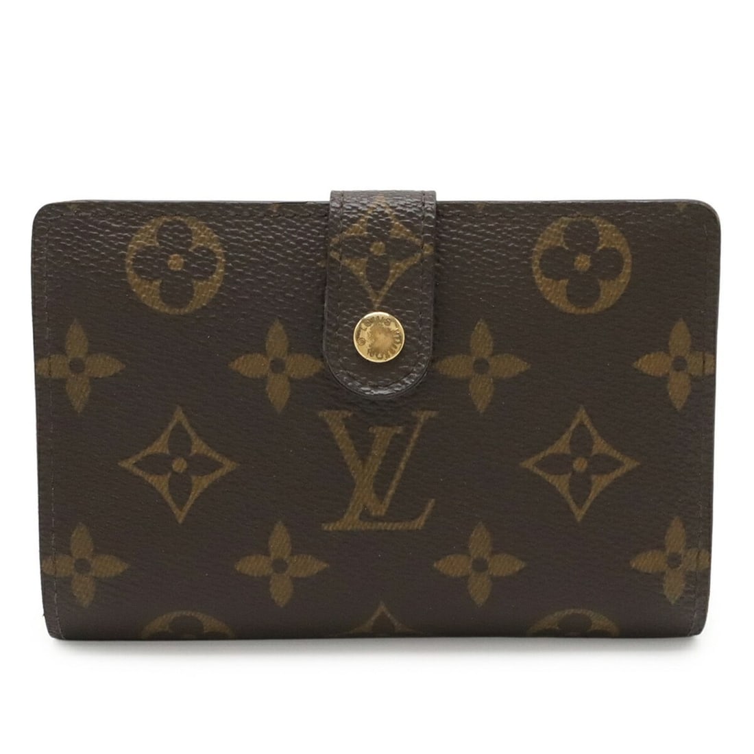 LOUIS VUITTON Louis Vuitton Monogram Portefeuille Viennois Bi-fold Wallet, No Stickiness, M61663 (1 of 20)