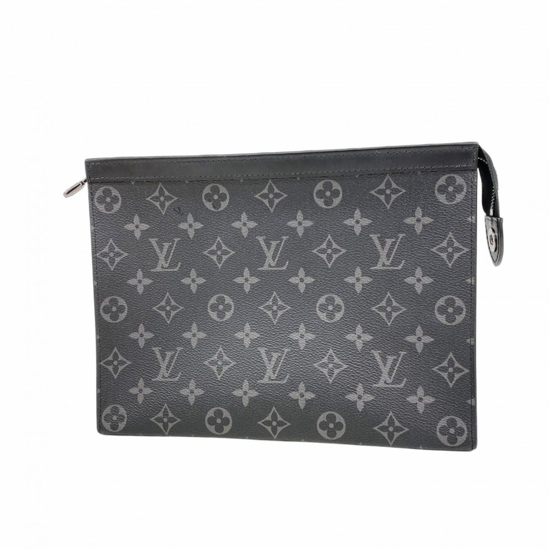 Louis Vuitton Monogram Eclipse Pochette Voyage MM Clutch Bag M61692 Black Men's: --- Catalog ---Category: SizeSize (HxWxD): 20cm x 27cm x 5.5cm / 7.87'' x 10.62'' x 2.16''Category: DesignType: Clutch bagColor: BlackGender: MenCategory: GeneralMPN: M61692Brand: Louis Vuitton--- Ite