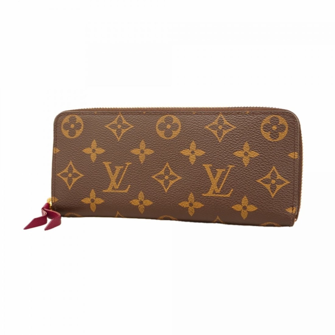 Louis Vuitton Monogram Portefeuille Clemence Long Wallet M60742 Fuchsia (Women's): --- Catalog ---Category: SizeSize (HxWxD): 9cm x 19.5cm x 2cm / 3.54'' x 7.67'' x 0.78''Category: DesignType: Long wallet (bi-fold)Color: FuchsiaGender: WomenCategory: GeneralMPN: M60742Brand: Louis V