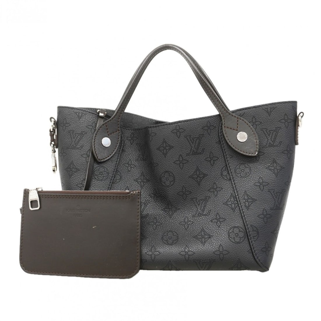 Louis Vuitton Mahina Hina PM handbag M54350 Noir (women's): --- Catalog ---Category: SizeSize (HxWxD): 20cm x 23cm x 13.5cm / 7.87'' x 9.05'' x 5.31''Category: DesignType: HandbagColor: NoirGender: WomenCategory: GeneralMPN: M54350Brand: Louis Vuitton--- Item 