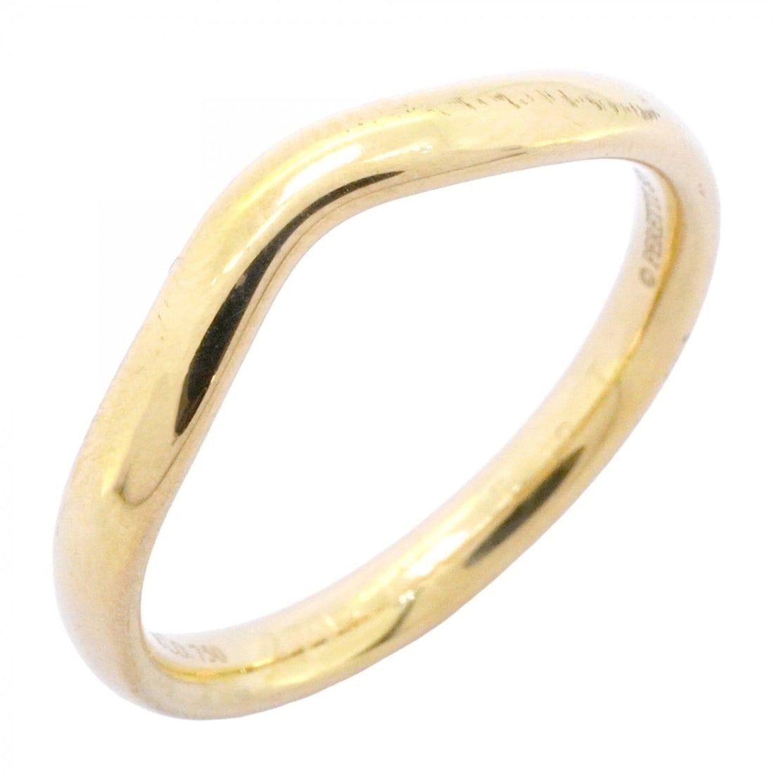 Tiffany & Co. Curved Band Ring, 18K Yellow Gold, Size 17.5 (Men's), P2999848: --- Catalog ---Category: SizeJP Size: 17.5US Size: 8.5Category: DesignType: Band ringGender: MenMaterial: Yellow gold (18K)Category: GeneralBrand: Tiffany--- Item List ---Section: ConditionRanking: Ra