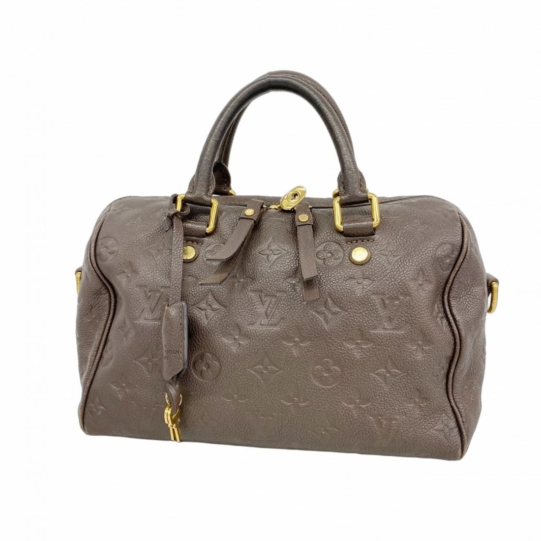 Louis Vuitton Monogram Empreinte Speedy Bandoulière 25 Handbag M40761 (Ladies') P2929008: --- Catalog ---Category: SizeSize (HxWxD): 19cm x 26cm x 15cm / 7.48'' x 10.23'' x 5.9''Category: DesignType: HandbagColor: EarthGender: WomenCategory: GeneralMPN: M40761Brand: Louis Vuitton--- Item L