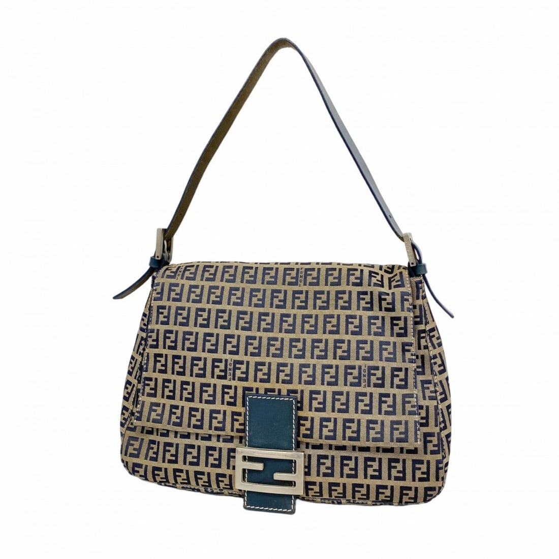 Fendi Zucchino Mamma Bucket Nylon Canvas Handbag, Navy, Women's: --- Catalog ---Category: SizeSize (HxWxD): 23cm x 28cm x 11.5cm / 9.05'' x 11.02'' x 4.52''Category: DesignType: HandbagColor: NavyGender: WomenMaterial: Nylon canvas Hardware Color: SilverCategory: G