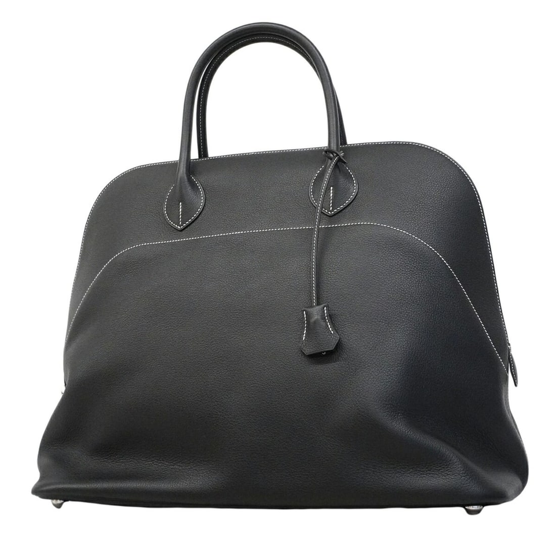 Hermes Bolide Relax 45 Evercolor Handbag, Black, B Stamp, Men's: --- Catalog ---Category: SizeSize (HxWxD): 37cm x 44cm x 24cm / 14.56'' x 17.32'' x 9.44''Category: DesignType: HandbagColor: BlackGender: MenHardware Color: SilverCategory: GeneralBrand: Hermes--- It